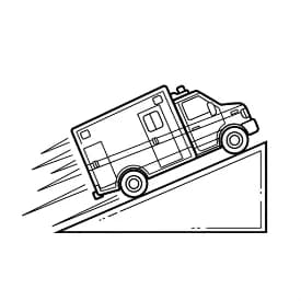 Ambulance Ambulance Kleurplaat