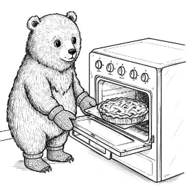 Comfortabele dagen Een rustgevende en leuke kleurplaat van Comfortabele dagen, geschikt voor alle leeftijden.