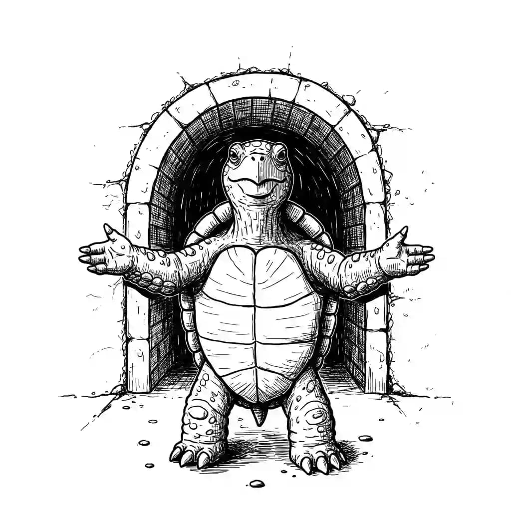 Tienermutante ninjaschildpadden Kleurplaat van tienermutante ninjaschildpadden met een avontuurlijk en speels thema om in te kleuren.